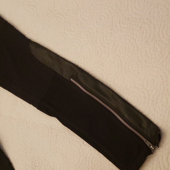 Athleta Pants & Jumpsuits New Athleta Moto Leather Leggings Poshmark